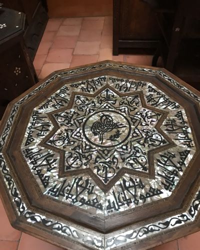 OTTOMAN INLAY TABLE