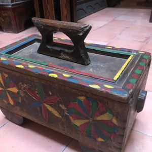 Old wooden box