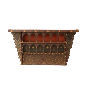 Moroccan Spice Rack, Handmade and Hand-Painted