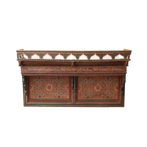 Moroccan Spice Rack, Handmade and Hand-Painted