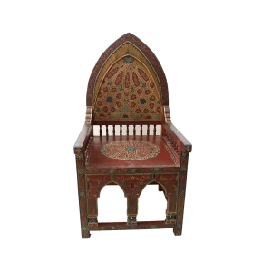 A unique chair, a true masterpiece of Moroccan antiquity.