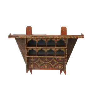 Moroccan Spice Rack, Handmade and Hand-Painted